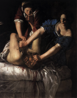 Artemisia Gentileschi: Judith Slaying Holofernes 151